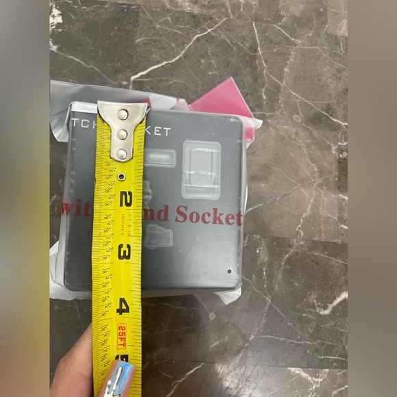 New! Unused! Luxury All Tempered Glass Wall Light Switch Button Black UK Plug 13 - Picture 4 of 8